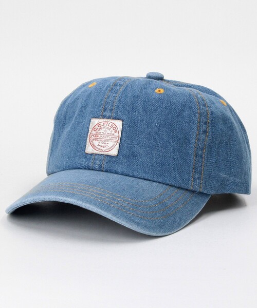 FILSON(フィルソン)の「FILSON/フィルソン 9.5-oz. Denim Cap/9.5オンス デニム キャップ(キャップ・メンズ・ブラウン/その他7・フリ-)」の2枚目の写真