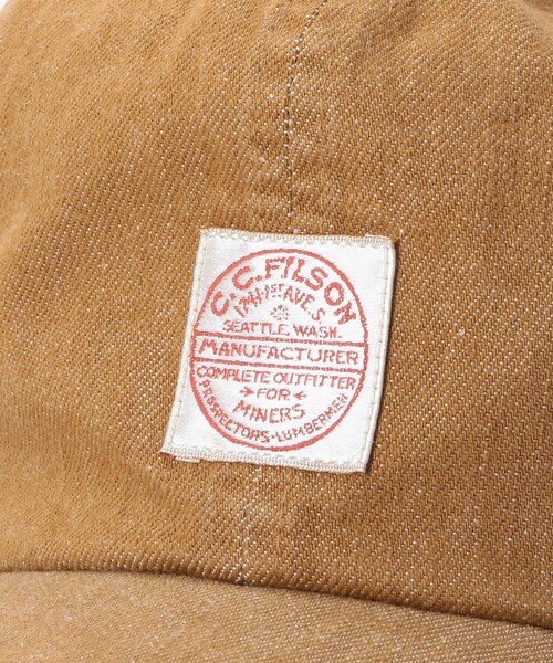 FILSON(フィルソン)の「FILSON/フィルソン 9.5-oz. Denim Cap/9.5オンス デニム キャップ(キャップ・メンズ・ブラウン/その他7・フリ-)」の6枚目の写真
