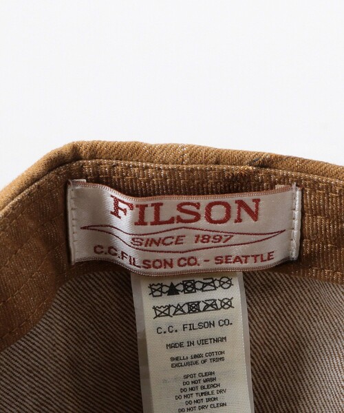 FILSON(フィルソン)の「FILSON/フィルソン 9.5-oz. Denim Cap/9.5オンス デニム キャップ(キャップ・メンズ・ブラウン/その他7・フリ-)」の9枚目の写真