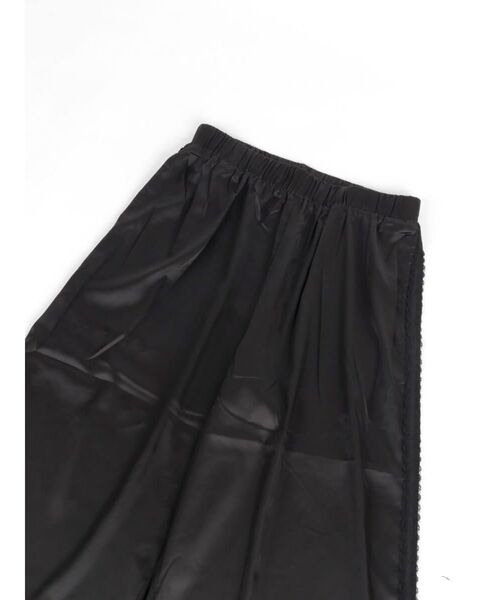 :ETHROF(イーサオブ)の「LACE LINE SATIN WIDE PANTS(その他パンツ・レディース・ブラック・MEDIUM)」の10枚目の写真