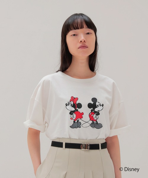 限定】MICKY & MINNIE TEE(ミッキーマウス＆ミニーマウス Tシャツ)（T