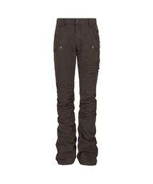 LECYTO（レシト）の「Bondage Zip Flare Pants_[Brown]（その他パンツ）」