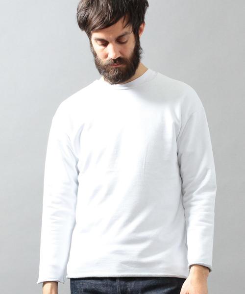 BEAUTY&YOUTH UNITED ARROWS(ビューティーアンドユースユナイテッドアローズ)の「BY クリア スウェット カットオフ クルーネック◆(スウェット・メンズ・ホワイト/ダークグレー/ネイビー・MEDIUM/LARGE/SMALL/X-LARGE)」の2枚目の写真