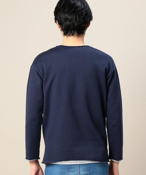 BEAUTY&YOUTH UNITED ARROWS(ビューティーアンドユースユナイテッドアローズ)の「BY クリア スウェット カットオフ クルーネック◆(スウェット・メンズ・ホワイト/ダークグレー/ネイビー・MEDIUM/LARGE/SMALL/X-LARGE)」の4枚目の写真