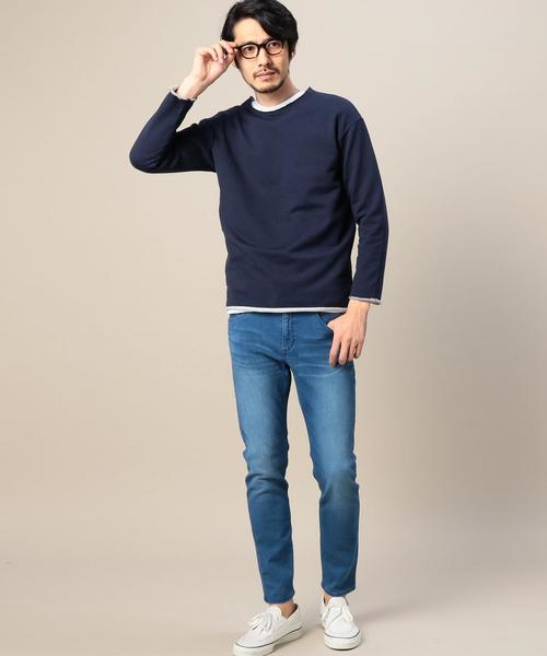 BEAUTY&YOUTH UNITED ARROWS(ビューティーアンドユースユナイテッドアローズ)の「BY クリア スウェット カットオフ クルーネック◆(スウェット・メンズ・ホワイト/ダークグレー/ネイビー・MEDIUM/LARGE/SMALL/X-LARGE)」の7枚目の写真