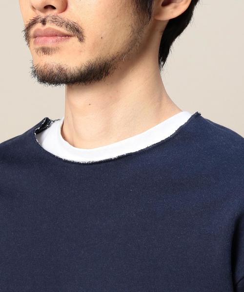 BEAUTY&YOUTH UNITED ARROWS(ビューティーアンドユースユナイテッドアローズ)の「BY クリア スウェット カットオフ クルーネック◆(スウェット・メンズ・ホワイト/ダークグレー/ネイビー・MEDIUM/LARGE/SMALL/X-LARGE)」の8枚目の写真