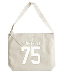 Ol' Basics(オール・ベーシックス) ショルダーバッグ キャンバス ロゴ ナンバリング プリント 鞄 BAG アメカジ メンズ レディース ユニセックス