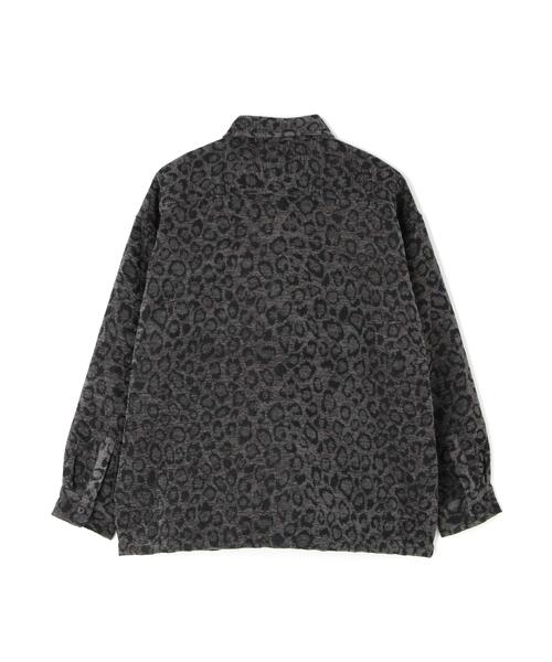 DANKE SCHON（ダンケシェーン）の「DankeSchon/ダンケシェーン/LEOPARD CHENILLE SHIRTS（シャツ/ブラウス・レディース・ベージュ/ブラック・F）」の3枚目の写真