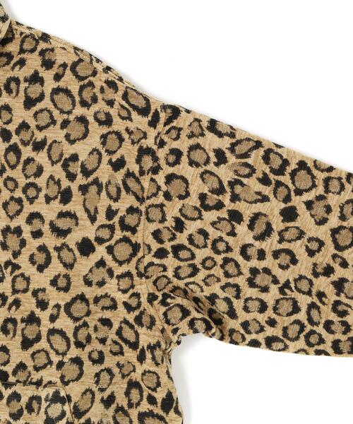 DANKE SCHON（ダンケシェーン）の「DankeSchon/ダンケシェーン/LEOPARD CHENILLE SHIRTS（シャツ/ブラウス・レディース・ベージュ/ブラック・F）」の7枚目の写真