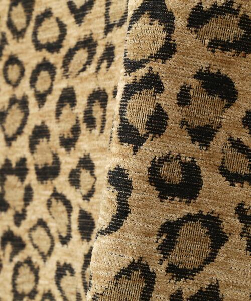 DANKE SCHON（ダンケシェーン）の「DankeSchon/ダンケシェーン/LEOPARD CHENILLE SHIRTS（シャツ/ブラウス・レディース・ベージュ/ブラック・F）」の10枚目の写真