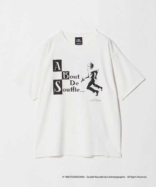 GODARD × BEAUTY&YOUTH＞A BOUT DE SOUF FLE Tシャツ ホワイト（T
