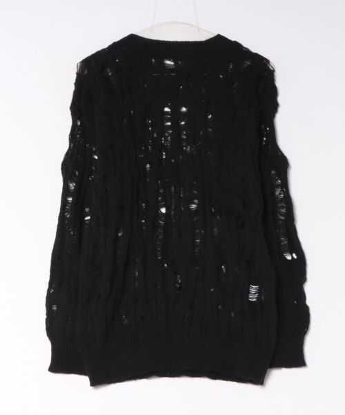 Burner(バーナー)の「【Cr+ov(クローヴ)】ポリエステル ニット/セーター cro-knit-2-31【RBTS】(ニット/セーター・メンズ・ブラック・2XL/X-LARGE/LARGE)」の2枚目の写真