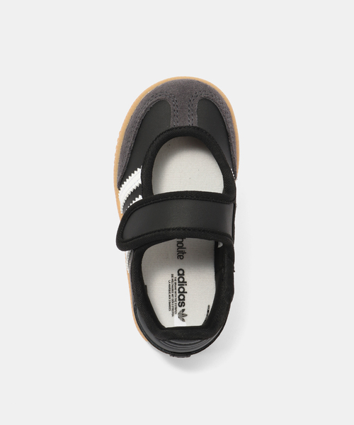 IENA ENFANT(イエナアンファン)の「【ADIDAS/アディダス】 SAMBA JANE I baby(13-16cm)(スニーカー・キッズ・ブラック・13/14/15 /16)」の2枚目の写真