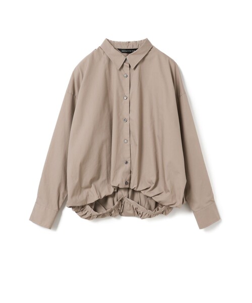 mizuiroind(ミズイロインド)の「mizuiro ind ロングスリーブバルーンシャツ(シャツ/ブラウス・レディース・ブラック/チャコールグレー/グレー/ベージュ/オフホワイト/アイボリー/ブラウン/ブルー・FREE)」の7枚目の写真