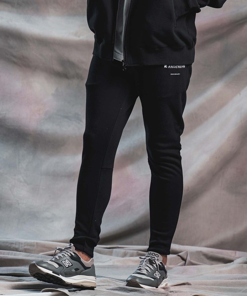 ANGENEHM(アンゲネーム)の「mp15296-Cardboard Knit Slim-Fit Pants タイトフィットパンツ(AG07-022acg)(スウェットパンツ・メンズ・チャコール/ブラック/ミックスグレー・S/M/L)」の17枚目の写真