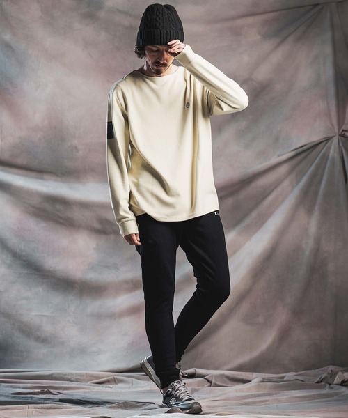ANGENEHM(アンゲネーム)の「mp15296-Cardboard Knit Slim-Fit Pants タイトフィットパンツ(AG07-022acg)(スウェットパンツ・メンズ・チャコール/ブラック/ミックスグレー・S/M/L)」の11枚目の写真