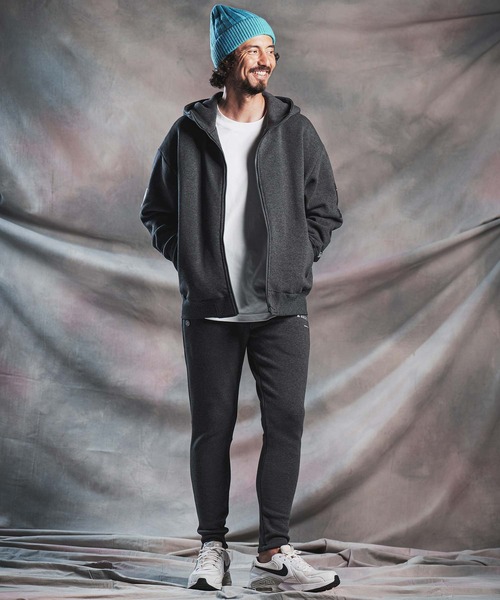 ANGENEHM(アンゲネーム)の「mp15296-Cardboard Knit Slim-Fit Pants タイトフィットパンツ(AG07-022acg)(スウェットパンツ・メンズ・チャコール/ブラック/ミックスグレー・S/M/L)」の16枚目の写真
