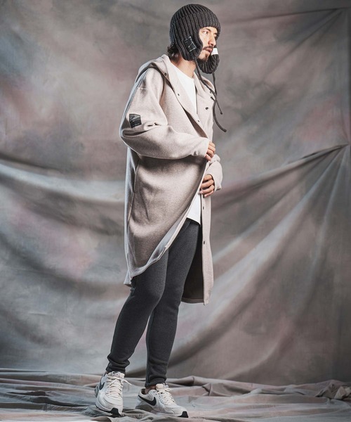 ANGENEHM(アンゲネーム)の「mp15296-Cardboard Knit Slim-Fit Pants タイトフィットパンツ(AG07-022acg)(スウェットパンツ・メンズ・チャコール/ブラック/ミックスグレー・S/M/L)」の6枚目の写真