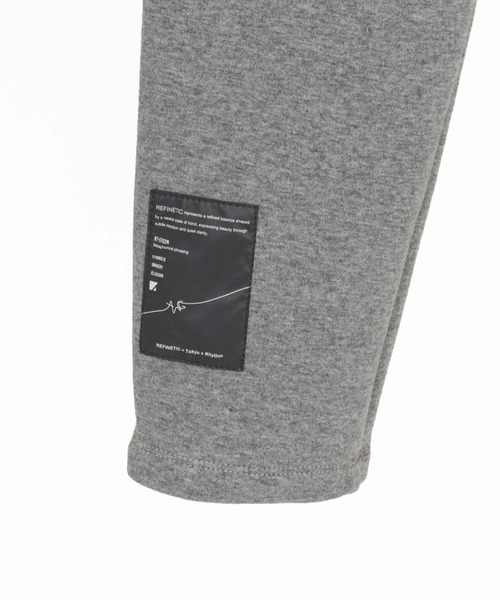 ANGENEHM(アンゲネーム)の「mp15296-Cardboard Knit Slim-Fit Pants タイトフィットパンツ(AG07-022acg)(スウェットパンツ・メンズ・チャコール/ブラック/ミックスグレー・S/M/L)」の22枚目の写真