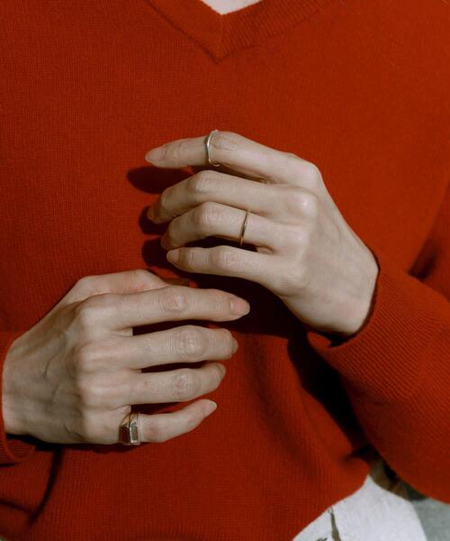 SMELLY(スメリー)の「SMELLY so’ textured minimal ring(リング・レディース・ゴールド・11)」の4枚目の写真