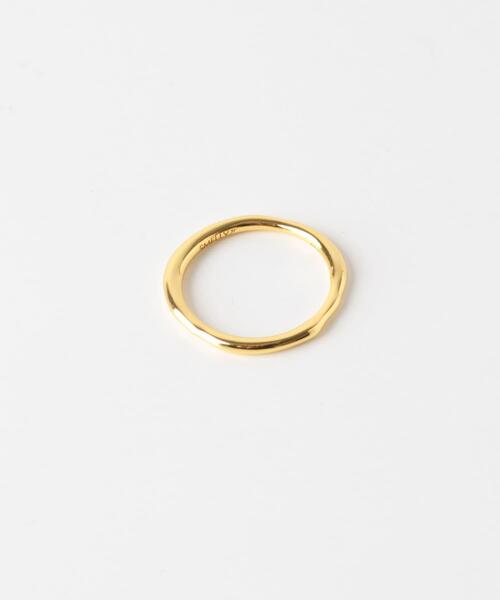 SMELLY(スメリー)の「SMELLY so’ textured minimal ring(リング・レディース・ゴールド・11)」の7枚目の写真