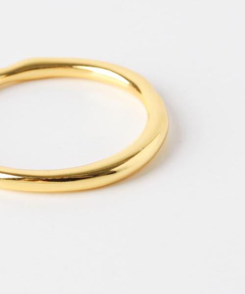 SMELLY(スメリー)の「SMELLY so’ textured minimal ring(リング・レディース・ゴールド・11)」の9枚目の写真