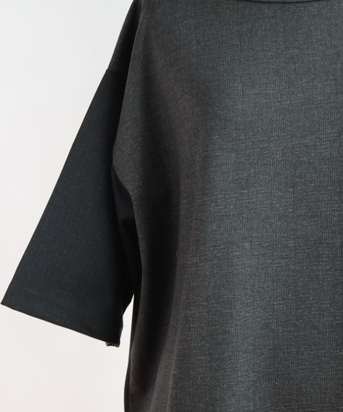 etre relie(エトレリー)の「グレンチェックTシャツ(Tシャツ/カットソー・レディース・グレー/チャコールグレー・MEDIUM)」の13枚目の写真