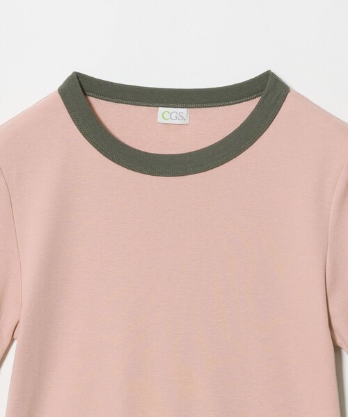 California General Store（California General Store）の「＜CGS.＞リンガー Tシャツ ウィメンズ（Tシャツ/カットソー・レディース・ライトピンク/ケリーグリーン/ネイビー・FREE）」の8枚目の写真
