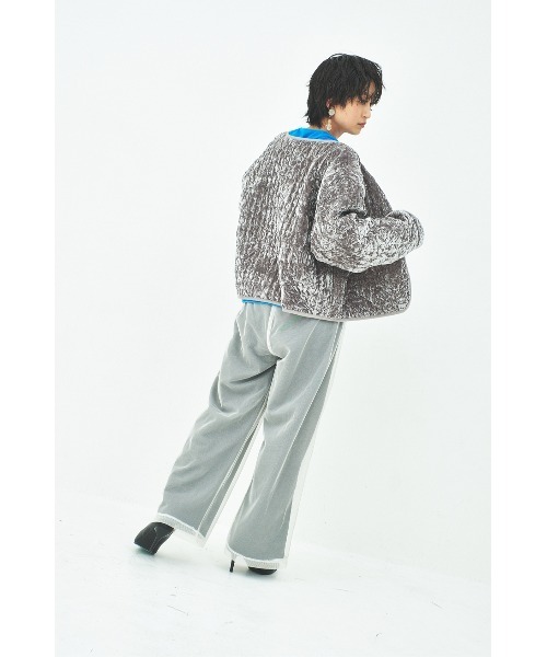 maarook（マルーク）の「チュールレイヤードパンツ（その他パンツ・レディース・チャコール/ホワイト・F）」の21枚目の写真