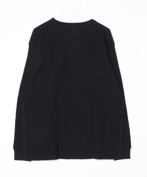 HANES(ヘインズ)の「【Hanes/ヘインズ】メンズ サーマルトップ クルーネックロングスリーブ(Tシャツ/カットソー・メンズ・ブラック/ホワイト・X-LARGE/LARGE/MEDIUM)」の3枚目の写真