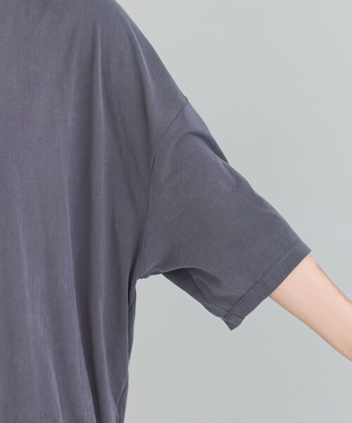 Green Parks(グリーンパークス)の「サンドウォッシュ加工とろみカットプルオーバー(Tシャツ/カットソー・レディース・グレー/ブラウン/ブラック・FREE)」の6枚目の写真