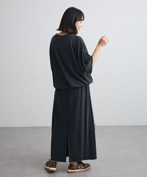 Green Parks(グリーンパークス)の「サンドウォッシュ加工とろみカットプルオーバー(Tシャツ/カットソー・レディース・グレー/ブラウン/ブラック・FREE)」の11枚目の写真