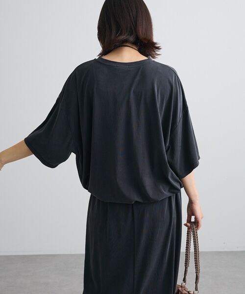 Green Parks(グリーンパークス)の「サンドウォッシュ加工とろみカットプルオーバー(Tシャツ/カットソー・レディース・グレー/ブラウン/ブラック・FREE)」の14枚目の写真