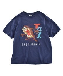 【USED】90’s Looney Tunes “タズマニアンデビル” キャラクター Tシャツ USA製