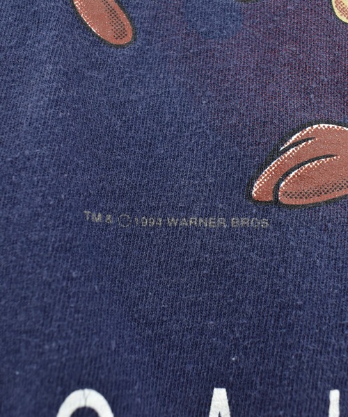 LABORATORY R（ラボラトリーアール）の「【USED】90’s Looney Tunes “タズマニアンデビル” キャラクター Tシャツ USA製（Tシャツ/カットソー・メンズ・ネイビー・LARGE）」の3枚目の写真