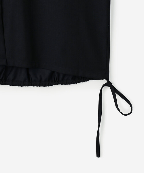 nicholson&nicholson（ニコルソンアンドニコルソン）の「nicholson & nicholson | 〈別注〉 ドローストリング長袖ブラウス WOMEN（シャツ/ブラウス・レディース・チャコール/ネイビー・38）」の7枚目の写真