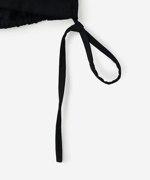 nicholson&nicholson（ニコルソンアンドニコルソン）の「nicholson & nicholson | 〈別注〉 ドローストリング長袖ブラウス WOMEN（シャツ/ブラウス・レディース・チャコール/ネイビー・38）」の8枚目の写真