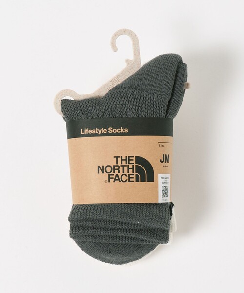 THE NORTH FACE（ザノースフェイス）の「＜THE NORTH FACE＞チューブ クルー ソックス / キッズ 16cm-18cm（ソックス/靴下・キッズ・ブラック・JM(16-18cm)）」の3枚目の写真