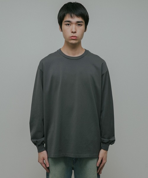 URBAN RESEARCH DOORS（アーバンリサーチドアーズ）の「Ultima Jersey Long-Sleeve T-Shirts（Tシャツ/カットソー・メンズ・ホワイト/チャコールグレー/ブラウン・MEDIUM/LARGE/SMALL）」の22枚目の写真