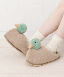 Bleu Bleuet（ブルーブルーエ）の「あひるカモダイカットスリッパ（ルームシューズ/スリッパ）」