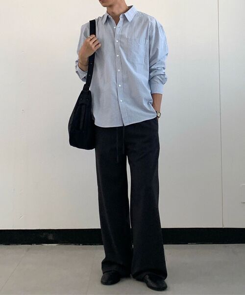 FABREGAT(ファブレガ)の「ADD ウール LOUNGE ホットパンツ (チャコール)(スラックス・メンズ・その他・2/3)」の2枚目の写真