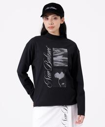 New Balance Golf | ロゴ×フラワー UV 長袖 モックネック プルオーバー (WOMENS)(Tシャツ/カットソー)