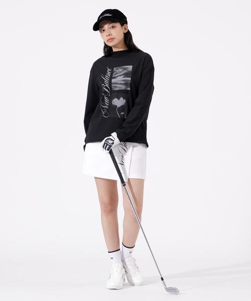 New Balance Golf(ニューバランスゴルフ)の「ロゴ×フラワー UV 長袖 モックネック プルオーバー (WOMENS)(Tシャツ/カットソー・レディース・ホワイト/ワイン/ブラック・SMALL/MEDIUM/LARGE)」の12枚目の写真