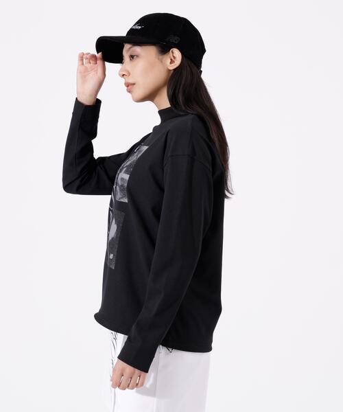 New Balance Golf(ニューバランスゴルフ)の「ロゴ×フラワー UV 長袖 モックネック プルオーバー (WOMENS)(Tシャツ/カットソー・レディース・ホワイト/ワイン/ブラック・SMALL/MEDIUM/LARGE)」の15枚目の写真