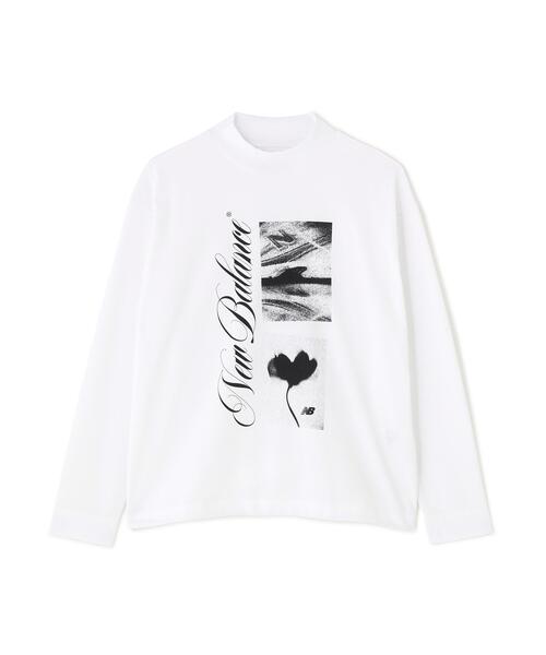 New Balance Golf(ニューバランスゴルフ)の「ロゴ×フラワー UV 長袖 モックネック プルオーバー (WOMENS)(Tシャツ/カットソー・レディース・ホワイト/ワイン/ブラック・SMALL/MEDIUM/LARGE)」の6枚目の写真