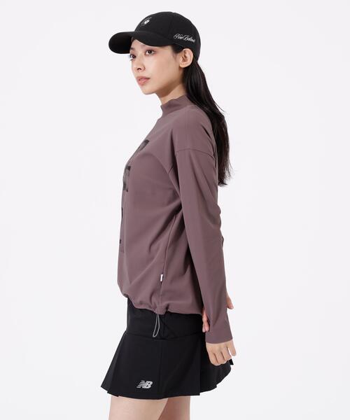 New Balance Golf(ニューバランスゴルフ)の「ロゴ×フラワー UV 長袖 モックネック プルオーバー (WOMENS)(Tシャツ/カットソー・レディース・ホワイト/ワイン/ブラック・SMALL/MEDIUM/LARGE)」の11枚目の写真