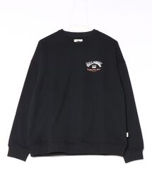 BILLABONG ウィメンズ SQUARE LOGO CREW トレーナー 【BOY FIT】【2026年秋冬モデル】