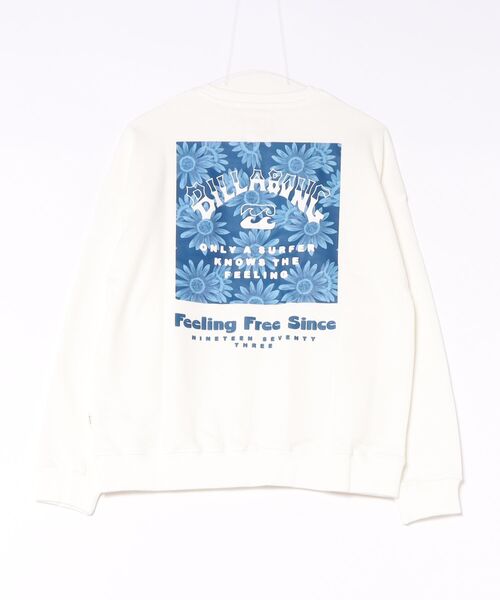 BILLABONG(ビラボン)の「BILLABONG ウィメンズ SQUARE LOGO CREW トレーナー 【BOY FIT】【2026年秋冬モデル】/ビラボンスウェット(スウェット・レディース・ホワイト系その他2/ブラック/グレー/オフホワイト・LARGE/MEDIUM)」の5枚目の写真