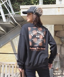 BILLABONG ウィメンズ SQUARE LOGO CREW トレーナー 【BOY FIT】【2026年秋冬モデル】/ビラボンスウェット