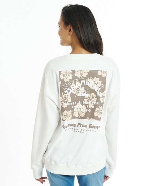 BILLABONG(ビラボン)の「BILLABONG ウィメンズ SQUARE LOGO CREW トレーナー 【BOY FIT】【2026年秋冬モデル】/ビラボンスウェット(スウェット・レディース・ホワイト系その他2/ブラック/グレー/オフホワイト・LARGE/MEDIUM)」の13枚目の写真